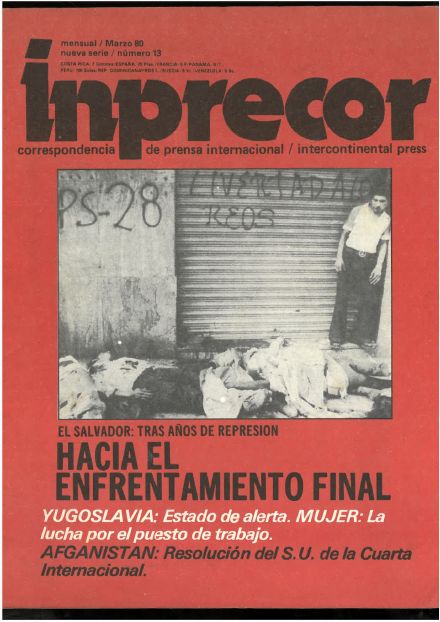 Portada de Inprecor n.º 13