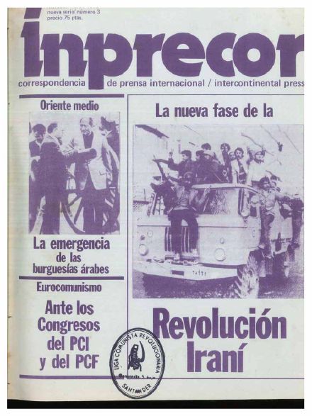 Portada de Inprecor n.º 3