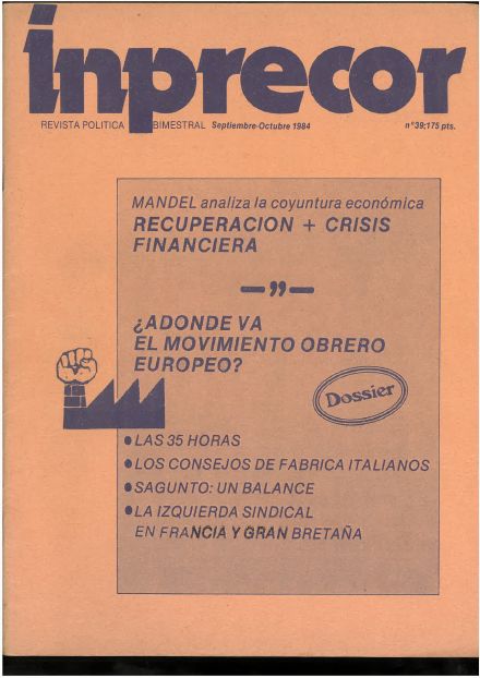 Portada de Inprecor n.º 39