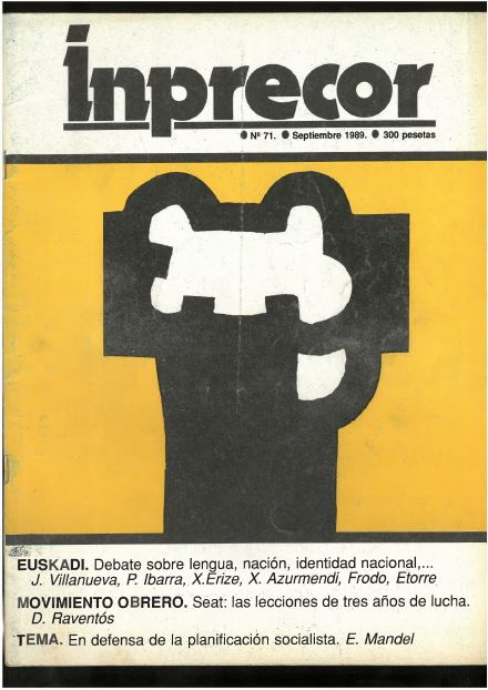 Portada de Inprecor n.º 71