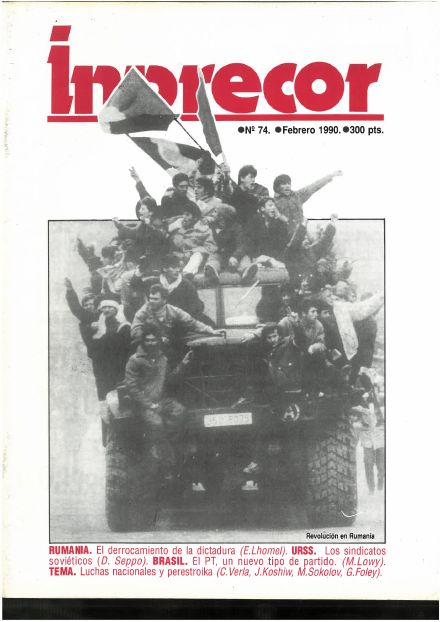 Portada de Inprecor n.º 74