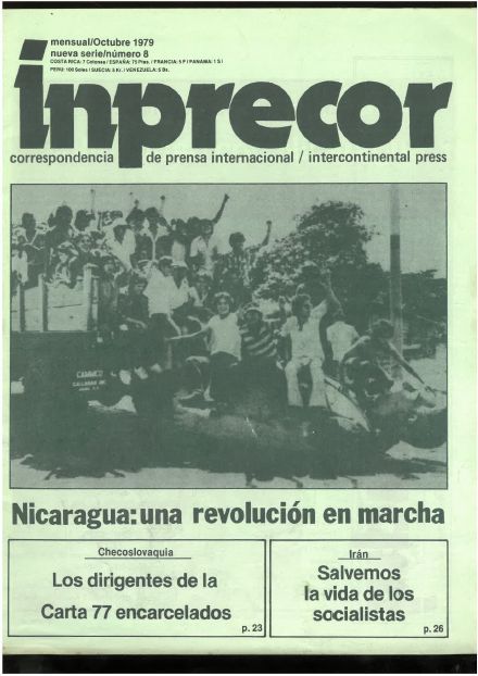 Portada de Inprecor n.º 8